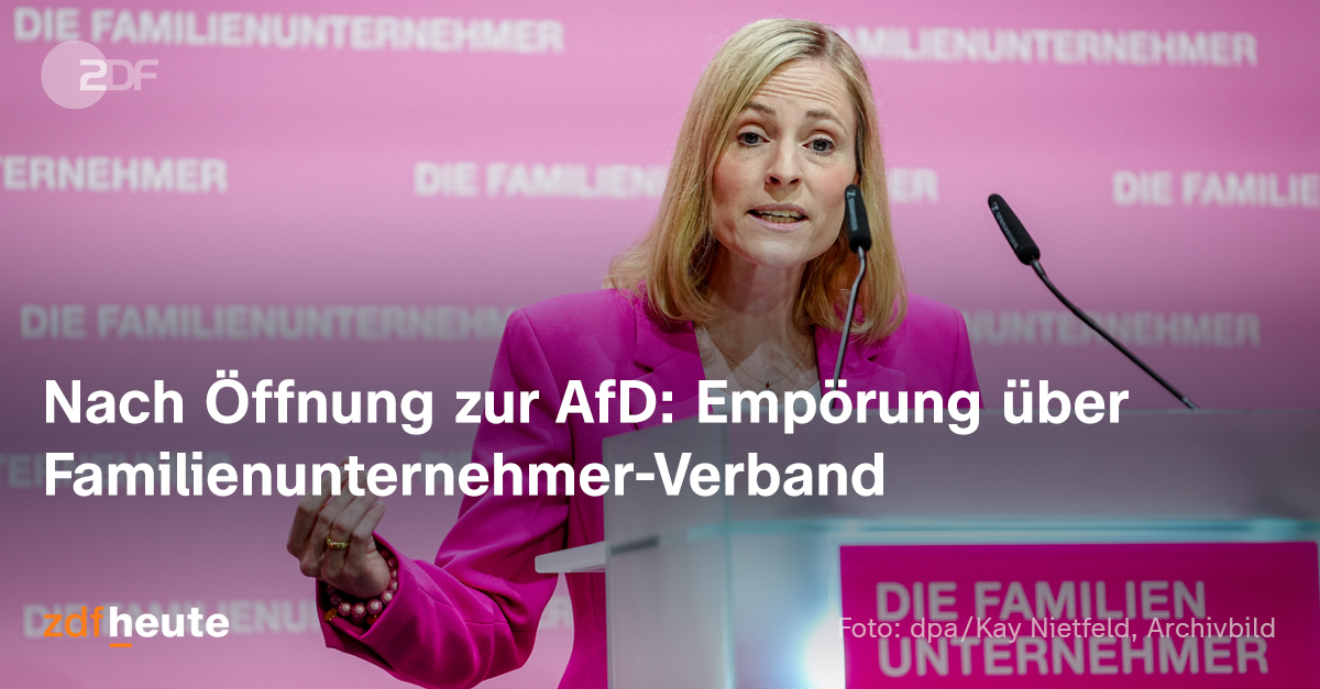 Familienunternehmer-Verband erntet Protest für Annäherung an die AfD