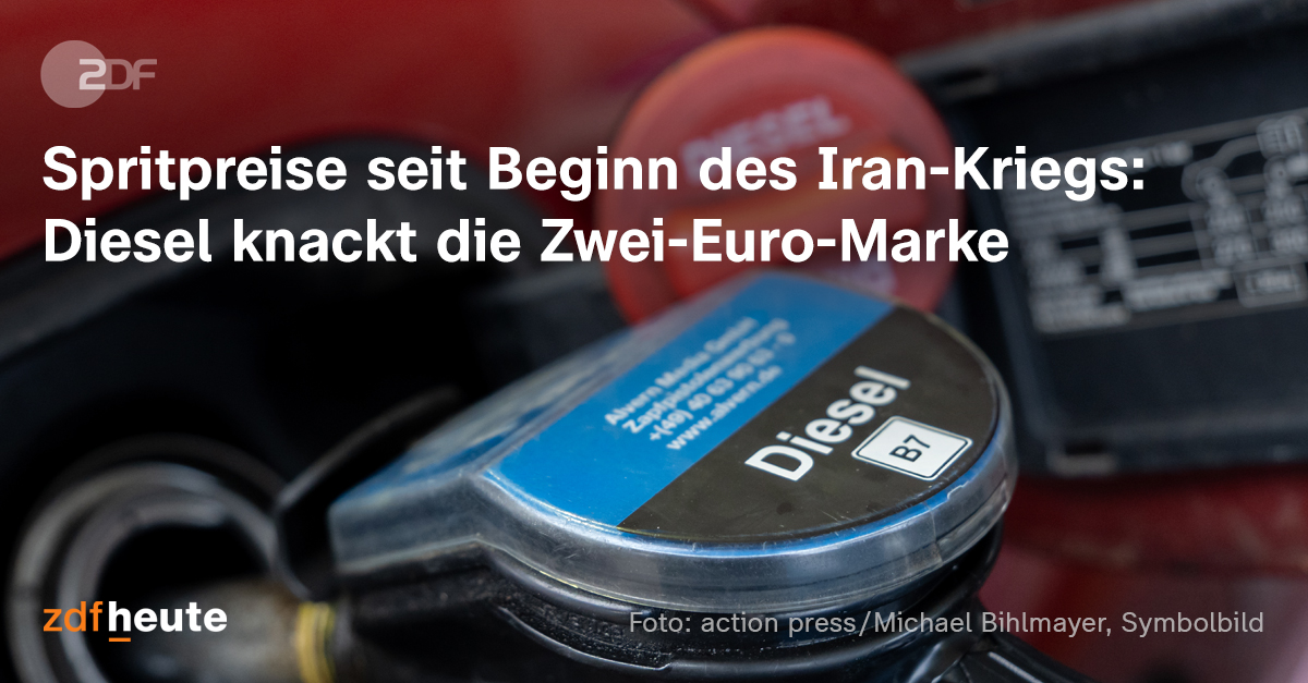 How is the fuel price developing due to the Iran war? The diesel price ...